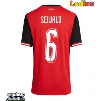 Austria Nicolas Seiwald #6 Replica Home Shirt Ladies World Cup 2026 Short Sleeve